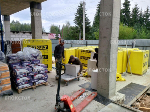 Газобетонные блоки Istkult D500 625х250х500 стеновые